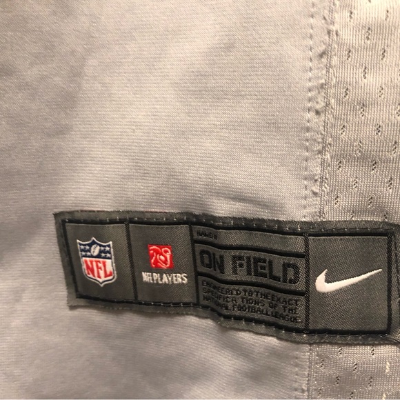 Nike Onfield NFL Seattle Seahawks #29 Thomas III  Gray Blue Jersey Size M - Picture 10 of 11